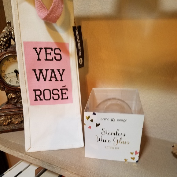 Primo Design wine glass & Canvas wine vag - Picture 3 of 5